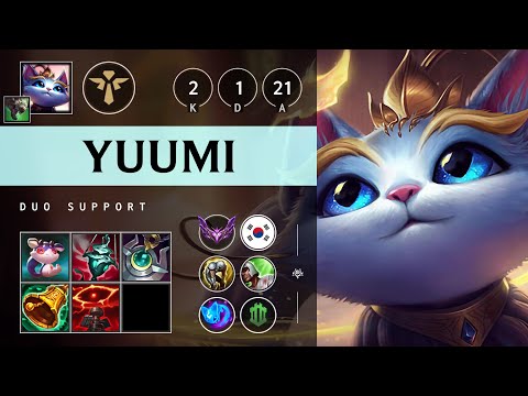 Yuumi Support vs Rell - KR Master Patch 14.22