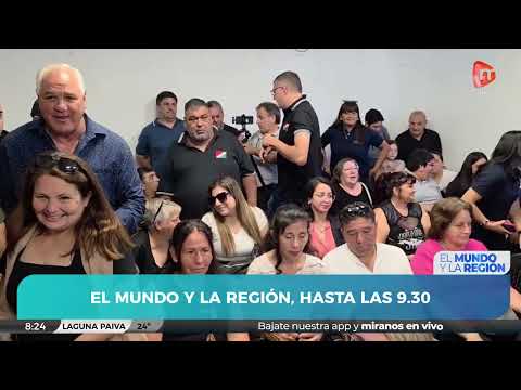 Asunción de autoridades en el Concejo de Laguna Paiva | Catinot, Andrés y D'Andrea