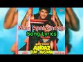 Song Lyrics Main Apni Zindagi Andaz Tera Mastana Kumar Sanu