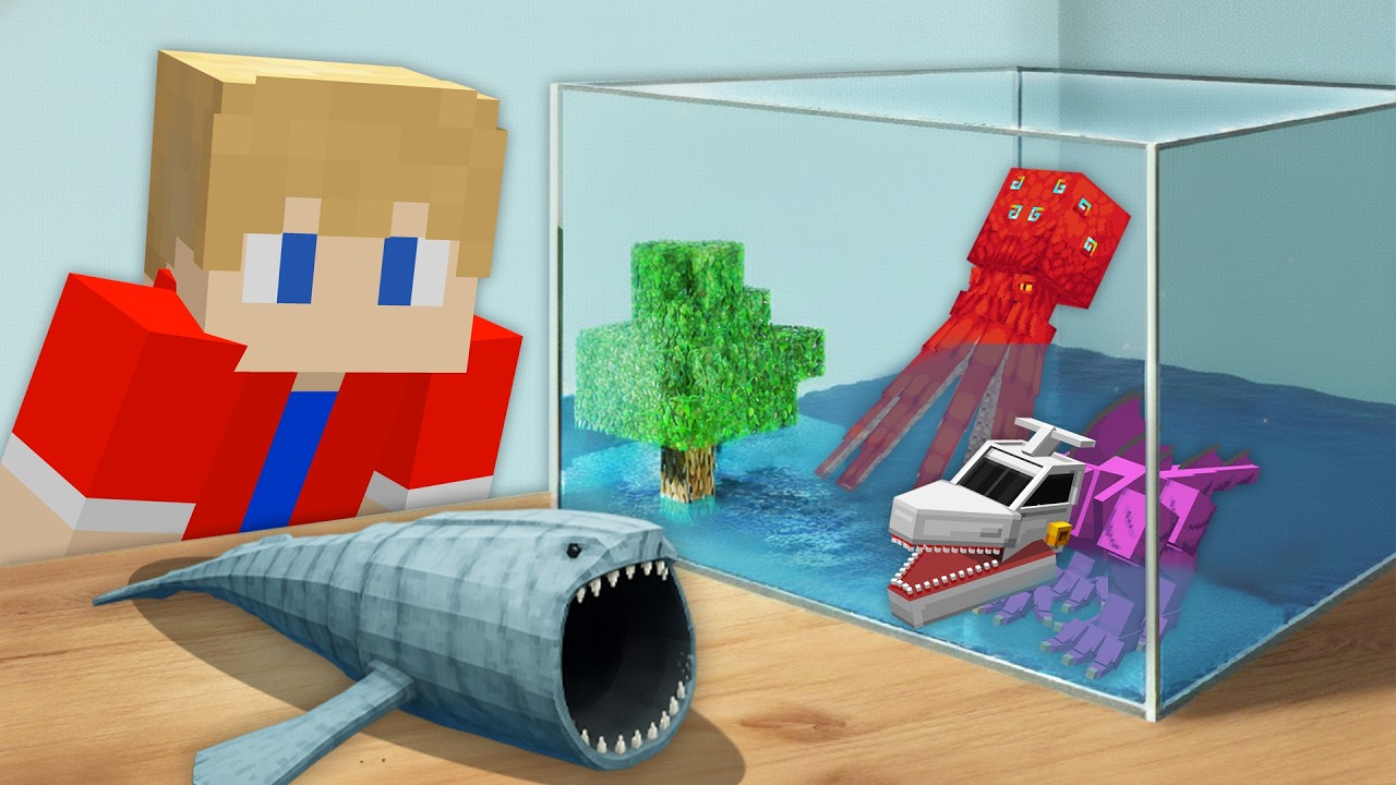 JP Plays | Aquário de Monstros Marinhos no Minecraft