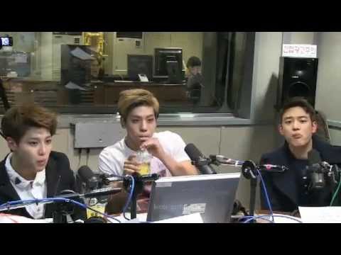130221 YoungStreet Radio SHINee - Jonghyun, Taemin & Minho pigging out Cut