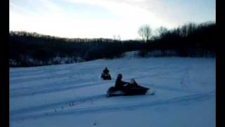 preview picture of video '4 wheeler crash in snow'