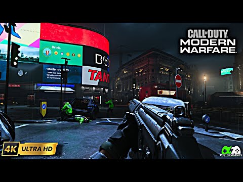 London Under Attack! | Piccadilly Mission - Modern Warfare [4K Ultra Realistic]