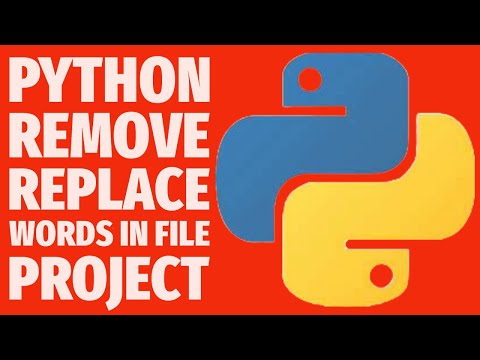 Python Tutorial Remove Replace Words In A File Step By Step Guide