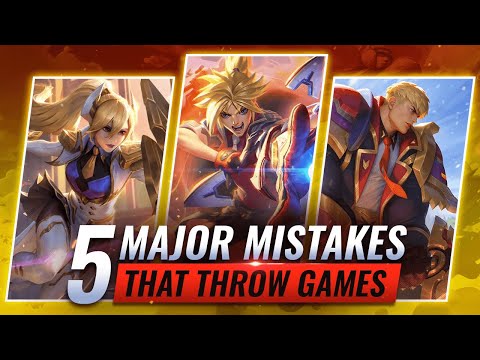 DON'T DO THIS: 5 Mistakes That THROW GAMES in EVERY ELO - League of Legends Season 12