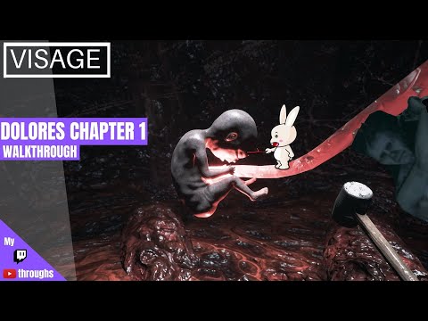 VISAGE: Chapter 1 WALKTHROUGH Gameplay GUIDE (No commentary) with descriptive TIMESTAMPS