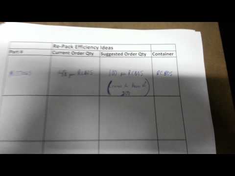 Steve Kummer - 2 Second Improvement - Re-pack Efficiency Ideas