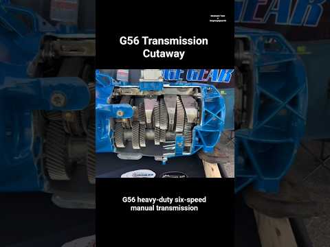 Six speed G56 transmission cutaway at @longrangegear UCC booth!