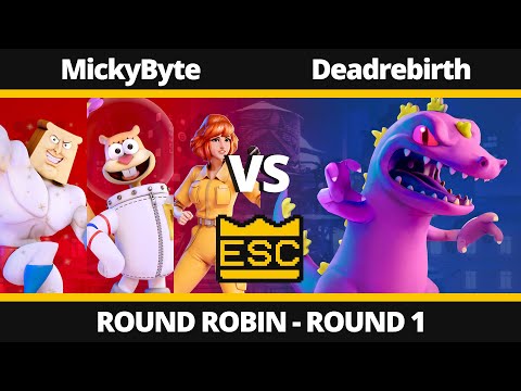 NASB at ESC 24 - Round 1 - MickyByte (April, Powdered Toastman, Sandy) Vs. Deadrebirth (Reptar)