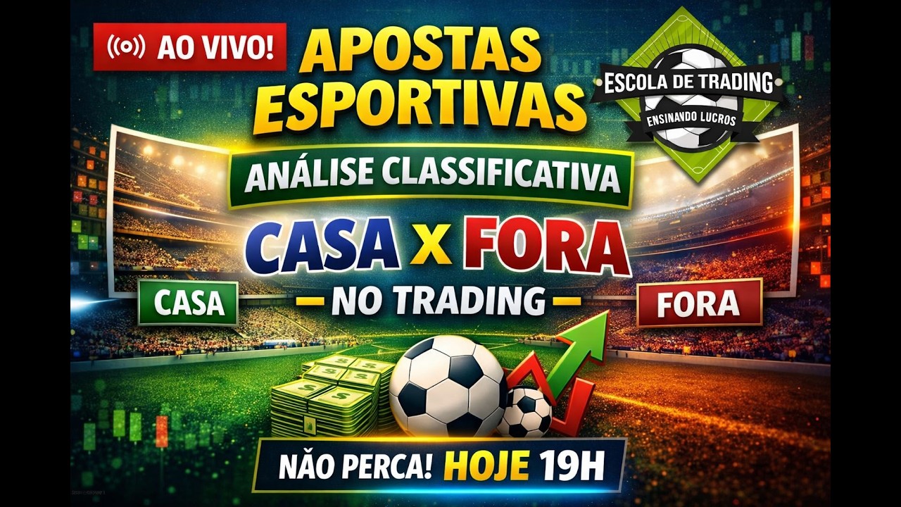 Apostas Esportivas: Análise Classificativa Casa x Fora no Trading