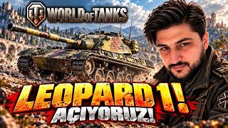 🔴Sıfırdan Free-to-Play Hesap | World of Tanks'ta Leopard 1'i Açıyorum!🔥 CANLI YA