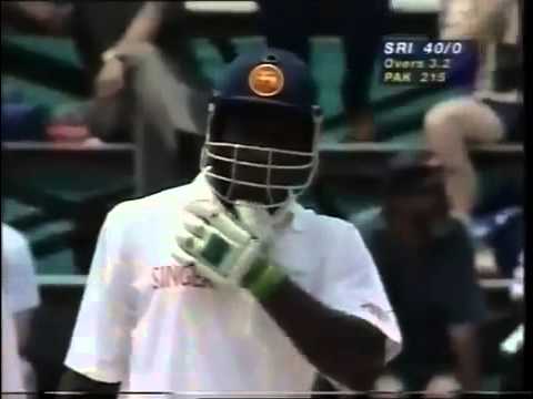 Sanath Jayasuriya Fastest ODI Fifty 50 runs in 17 balls vs Pakistan 1996