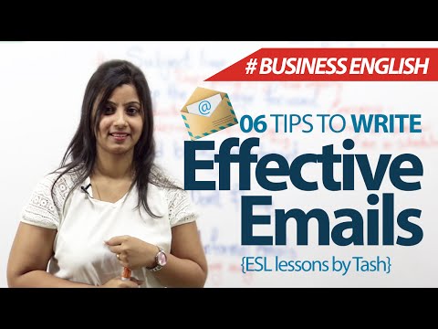 06 tips to write effective emails – Free Business English & Spoken English Lessons