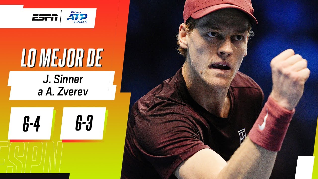 SINNER VENCIÓ A ZVEREV POR QUINTA VEZ EN EL AÑO Y SE METIÓ DIRECTO EN SEMIFINALES | RESUMEN