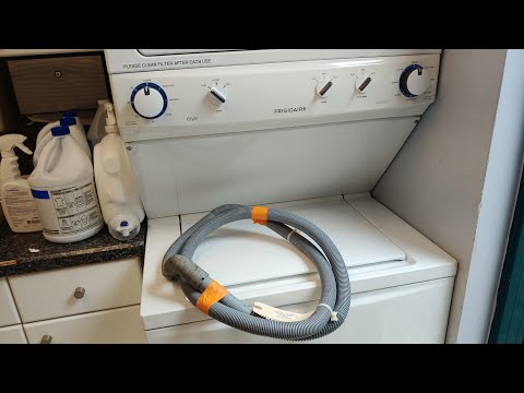 Changing Drain Hose On A Frigidaire Combo Washer & Dryer