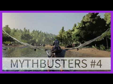 ARK Mythbusters Ep.4 - Outrunning turret shots; Barrel Rolling While..