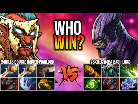 (DUAL PERSPECTIVE) LATE GAME BATTLE 24 KILLS TROLL WARLORD VS 28 KILLS FACELESS VOID | DOTA 2