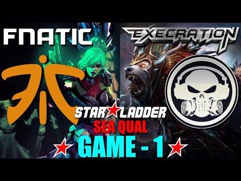 FNATIC vs EXECRATION - STARLADDER i-LEAGUE 4 - SEA QUAL, BO3 - GAME 1