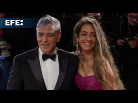 Clooney proyecta en Venecia cinta motivada por campaña de Trump