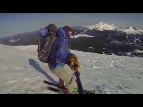 Ski Descent, Mt. Bachelor 9046' -- May 2014. Sleeping on the Summits: Cascade Volcanoes