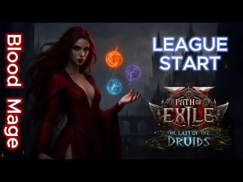 EASY Blood Mage League Starter POE2 Last of The Druids