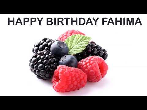Fahima   Fruits & Frutas - Happy Birthday