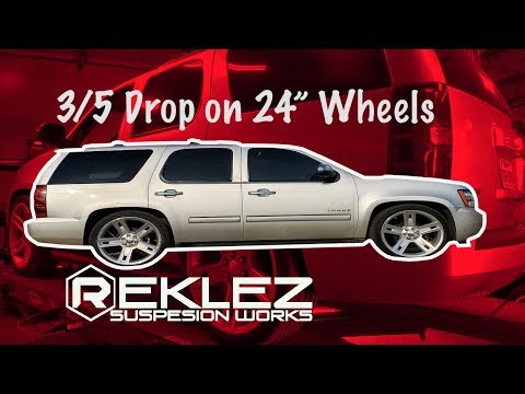 Mcgaughy 3/5 Drop Kit Tahoe Yukon 24\" Wheels