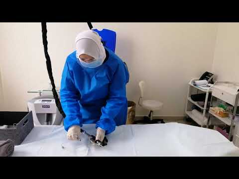 How to change the handpeice in DEKA machine( Laser hair removal)