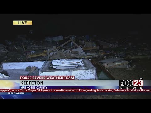 Storm destroys home in Muskogee Co.