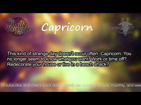Capricorn's Daily Horoscope for Tuesday July 17th, 2018