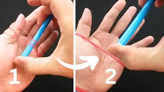 02 Best Rubber Band Magic Tricks Blow your Mind. Magic trick for beginner (03)