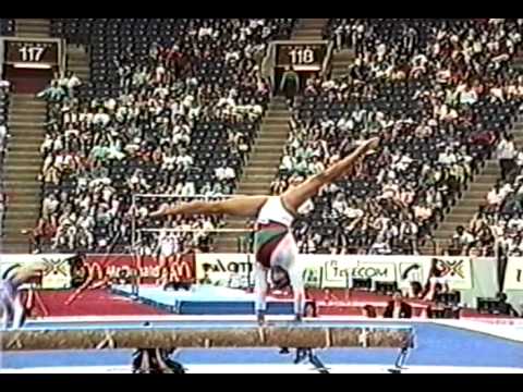 8th Team HUN Eszter Ovary BB - 1991 World Gymnastics Championships 9.237