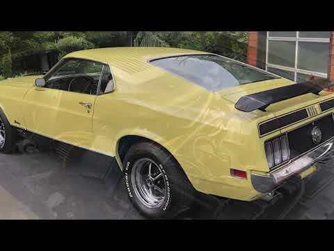 2019 NORTHEAST AUCTION FEATURE CAR: Lot #723 1970 Ford Mustang Mach 1 428 CJ Sports Roof