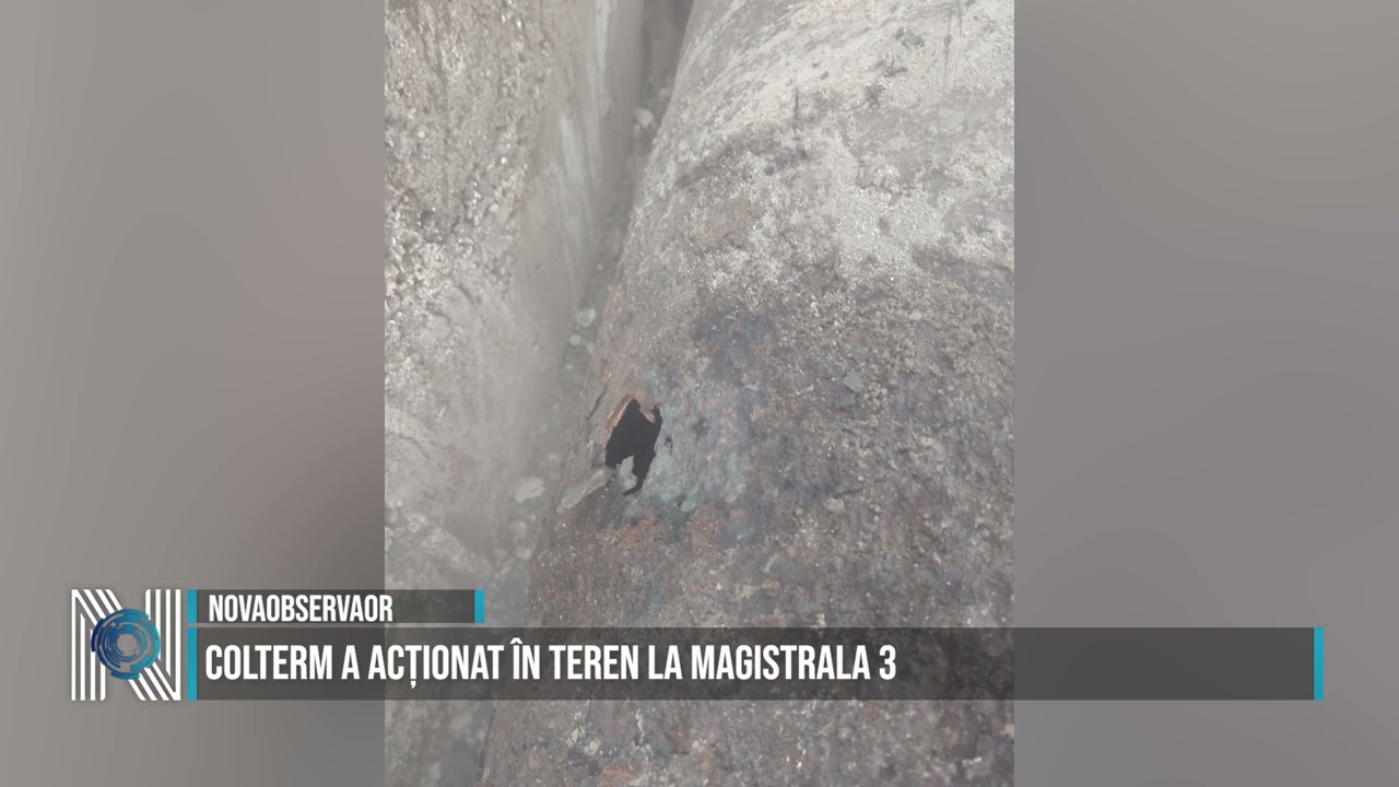 Colterm a acționat în teren la Magistrala 3