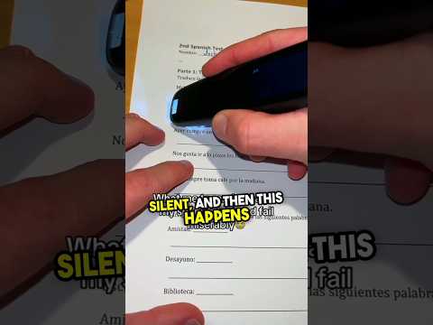 This student tries to cheat on the exam but forgets...