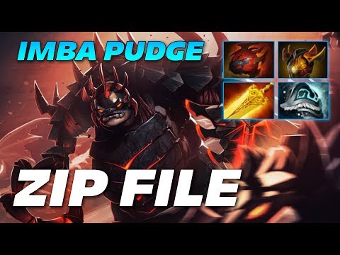 ZIP FILE IMBA PUDGE | Dota 2 Pro Gameplay
