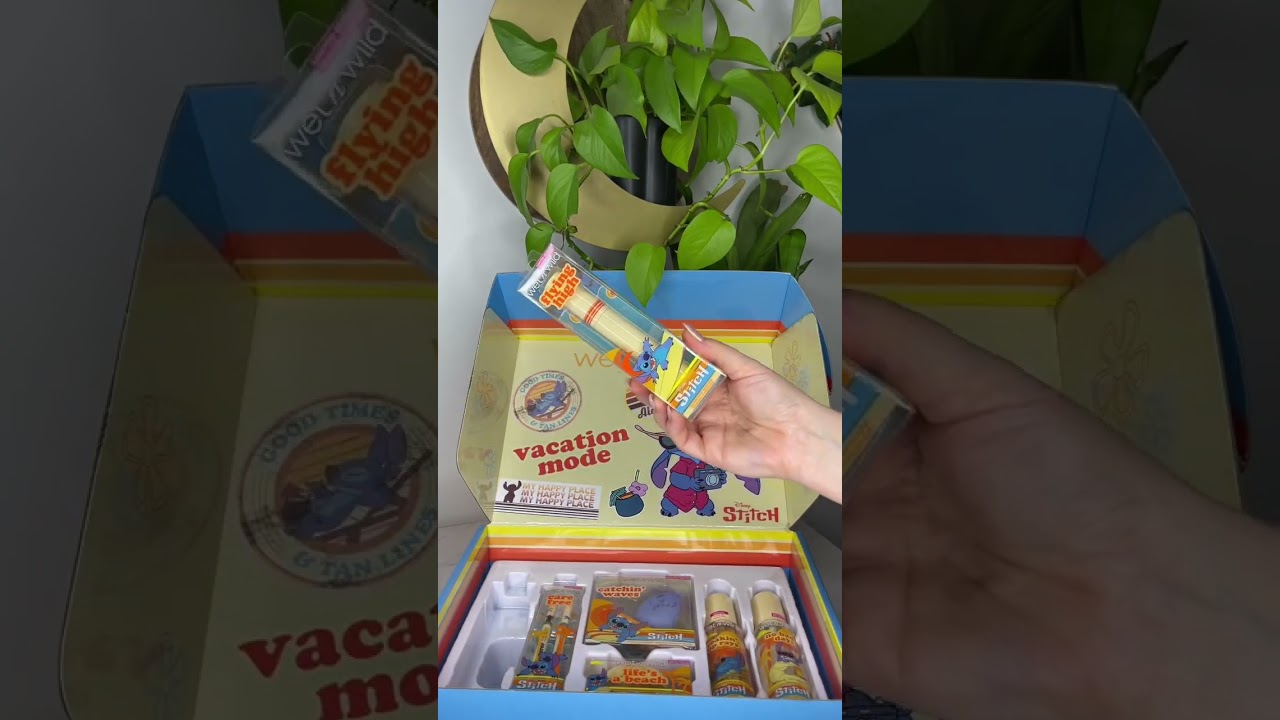 Wet n Wild Lilo & Stitch unboxing! #asmr #wetnwild #liloandstitch #makeuphaul