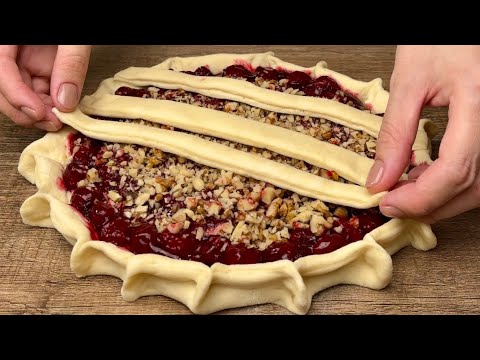 Przygotowanie ciasta francuskiego z wiśniami jest niezwykle proste! Proste i szybkie do herbaty!