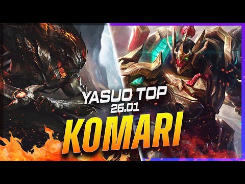 Komari - Yasuo vs Darius TOP Patch 26.1 - Yasuo Gameplay