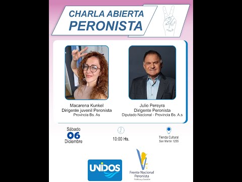CHARLA ABIERTA PERONISTA (POSADAS MISIONES)