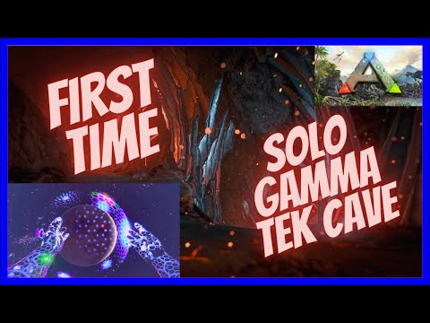 First Time running the Gamma TEK CAVE Solo with Rex (Vanilla ARK Solo Playthrough/PS4)