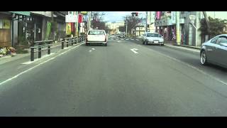 preview picture of video '車載-伊達市-ダイユー８→コメリへ（保原小学校前を経由 2012/04/19'