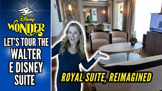 REIMAGINED Walter E Disney Royal Suite Tour | Disney Cruise Line WONDER | Luxury Travel Concierge