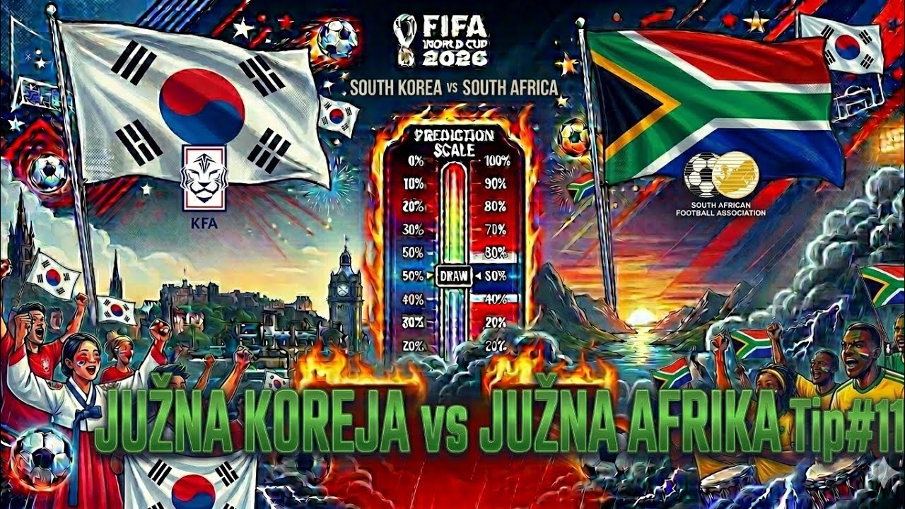 #Juzna Koreja vs J.A.R. tip #12🔥SP2026, #fifaworldcup2026.