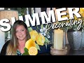 Summer Decorating | Layering Decor Pieces | Adding Color