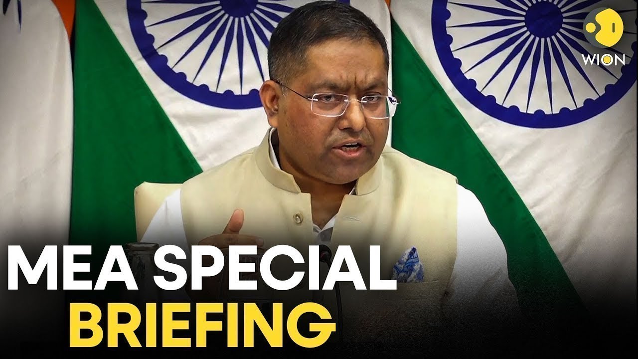 MEA LIVE: Weekly Media Briefing By MEA Spokesperson Randhir Jaiswal | WION LIVE