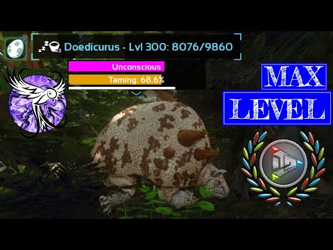 MAX LEVEL DOEDICURUS TAME | Redwoods Hardcore EP18 | ARK Survival Evolved Mobile