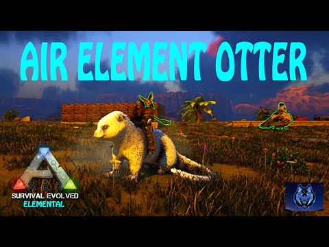 Taming A Giant Rideable Elemental Air Otter - Ark Elemental