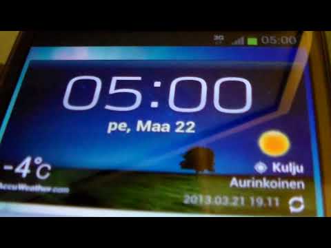 Nyt pääsee köllimään 22.3.2013