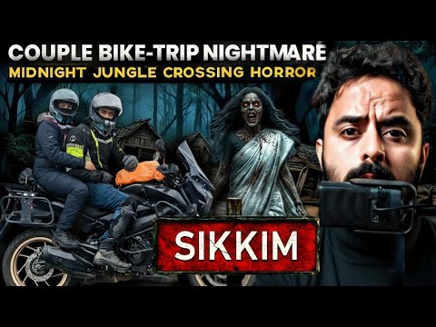 Bengal Couple All India Bike Ride Ruined by Ghost 😨 | Sikkim Real Horror Story